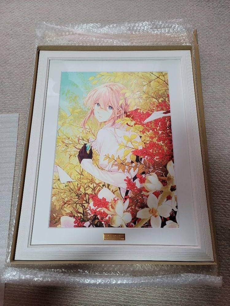 ヴァイオレットエヴァーガーデン額縁アート 新品 ヴァイオレット・エヴァーガーデン 額装アート 京都
